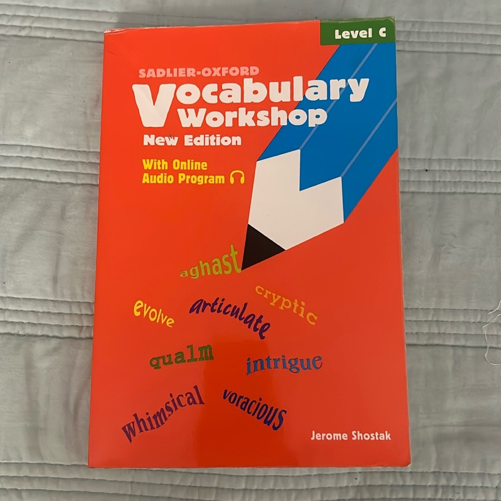 Vocabulary Workshop Level C Student Workbook New Edition, Sadlier-Oxford Online